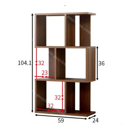 KỆ TRANG TRÍ GỖ ĐỨNG KTTG 16